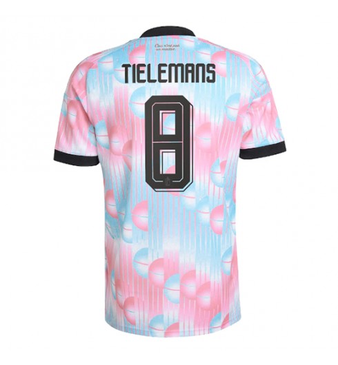 Belgia Youri Tielemans #8 Vieraspaita MM-kisat 2026 Lyhythihainen Belgia Youri Tielemans #8 Vieraspaita MM-kisat 2026 Lyhythihainen